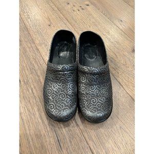 Abeo BIO System Flora Womens Gray Slip Resistant Leather Clogs Shoes Size 10N